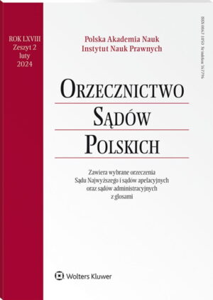 Orzecznictwo Sądów Polskich - Nr 2/2024