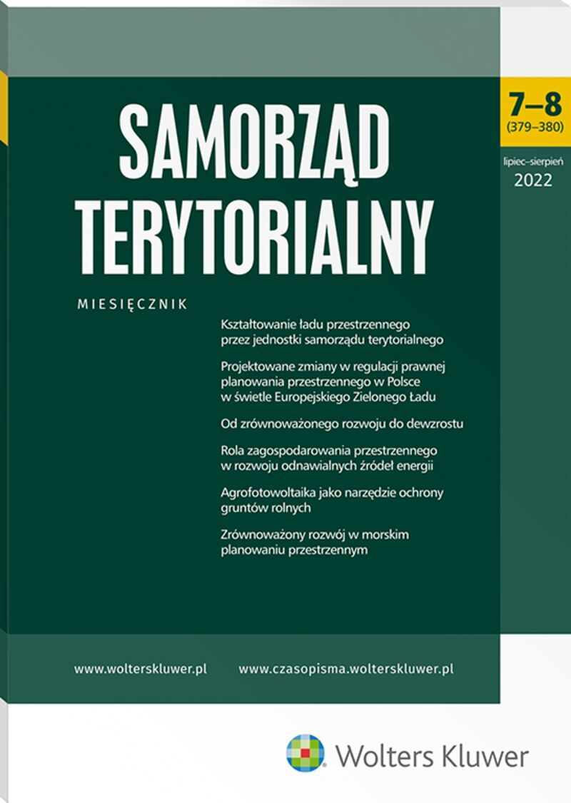 Samorząd Terytorialny - Nr 7-8/2022