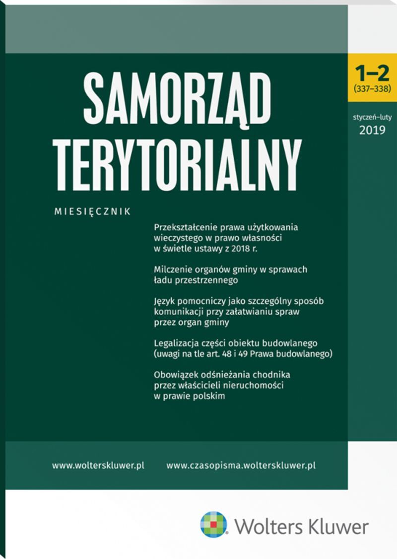 Samorząd Terytorialny - Nr 1-2/2019