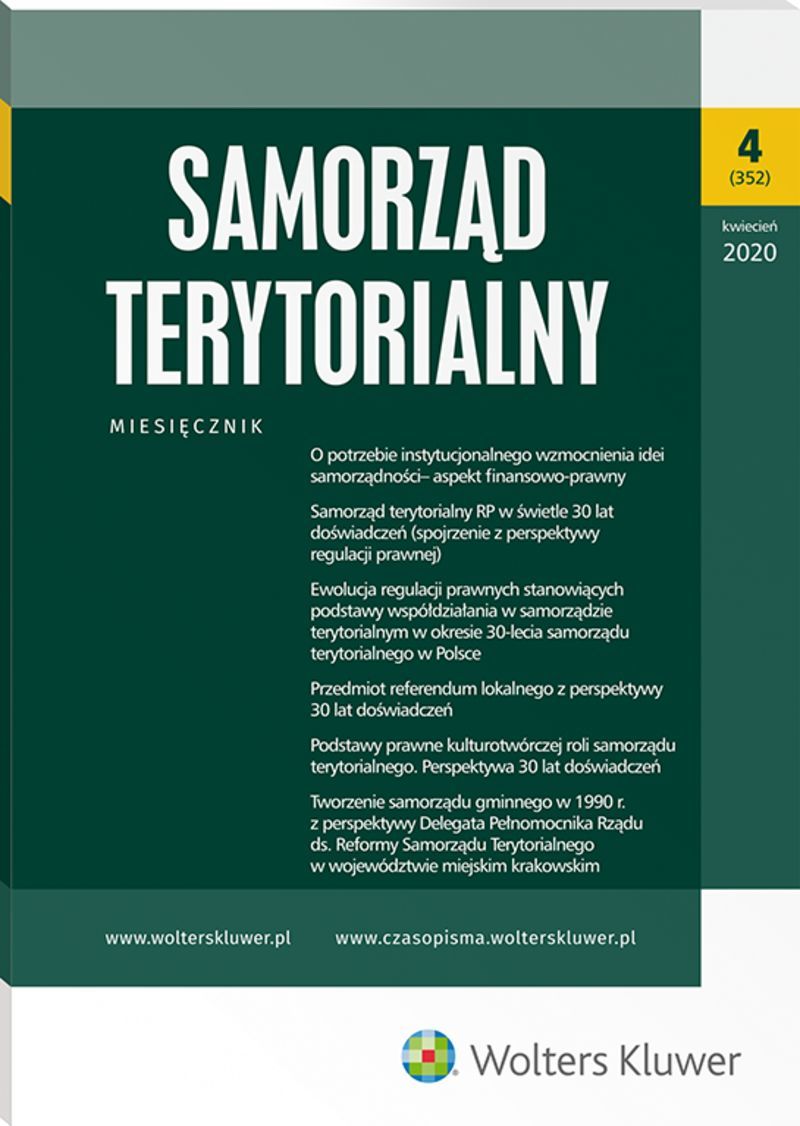 Samorząd Terytorialny - Nr 4/2020