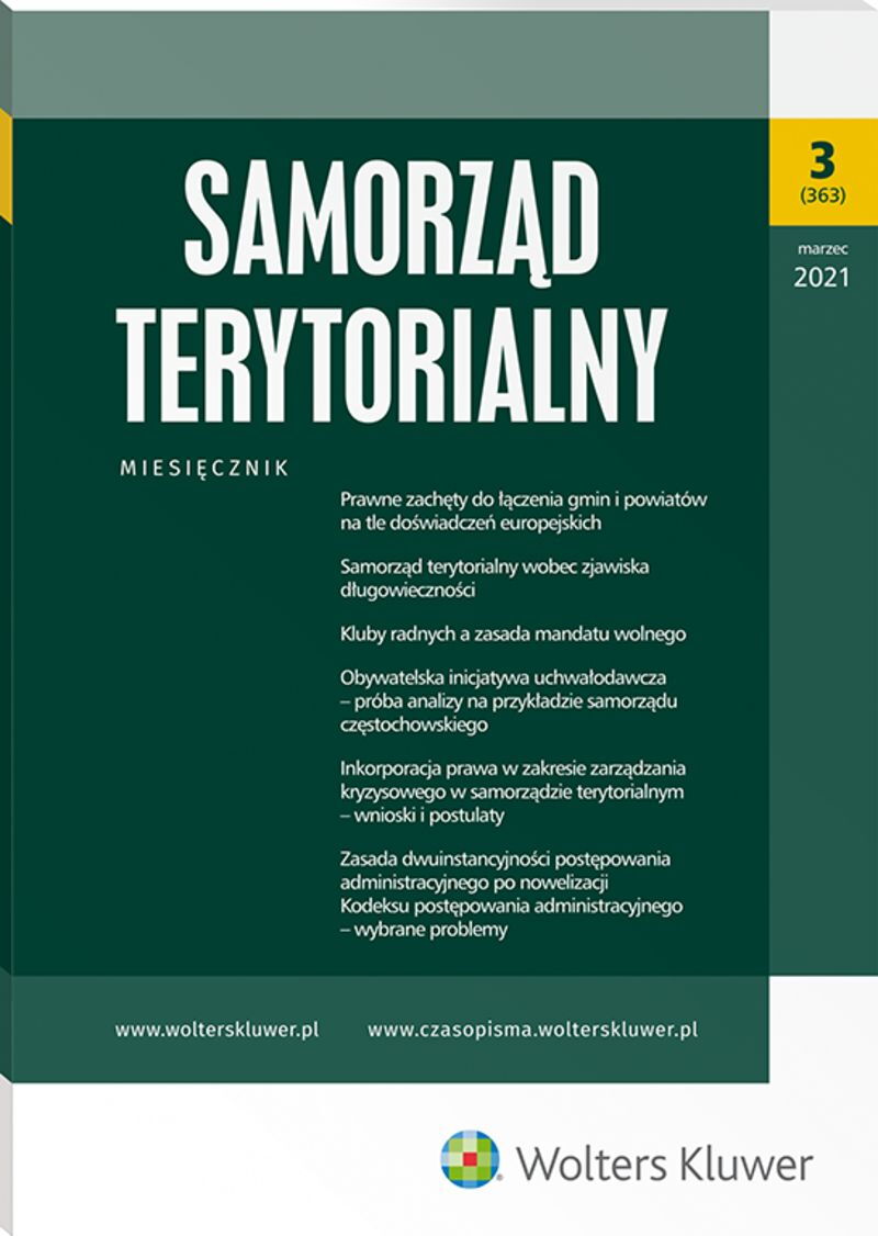 Samorząd Terytorialny - Nr 3/2021