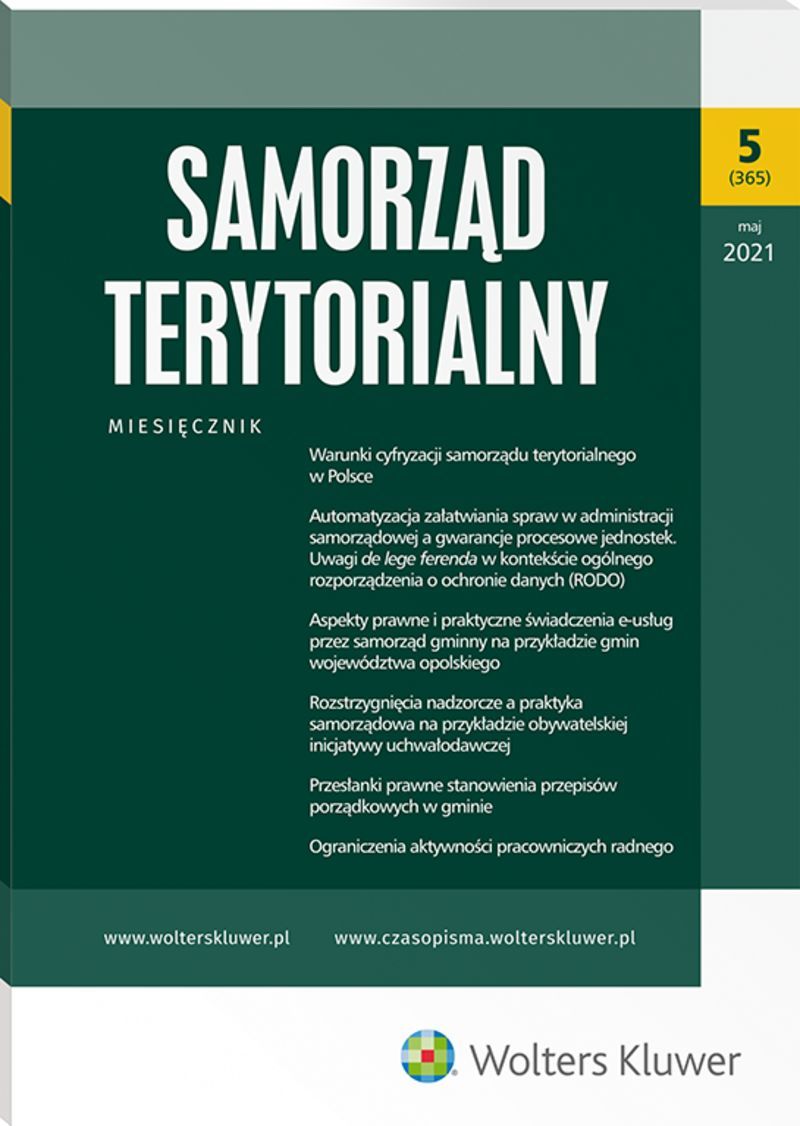 Samorząd Terytorialny - Nr 5/2021