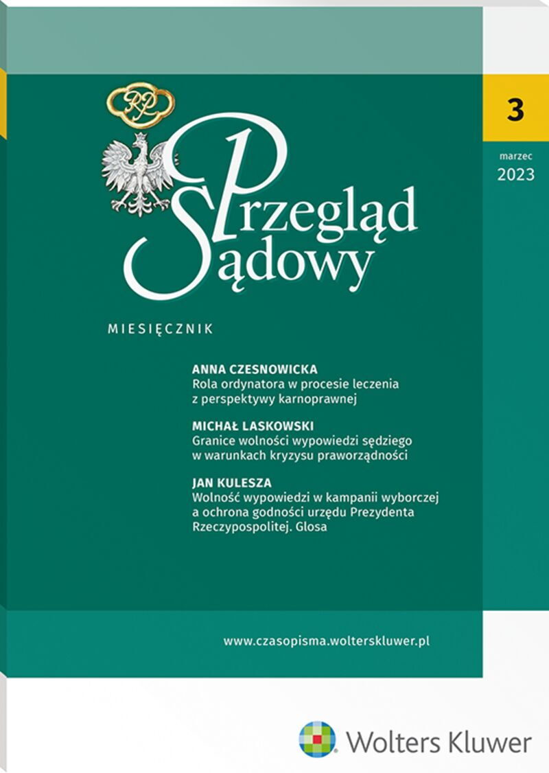Przegląd Sądowy - Nr 3/2023
