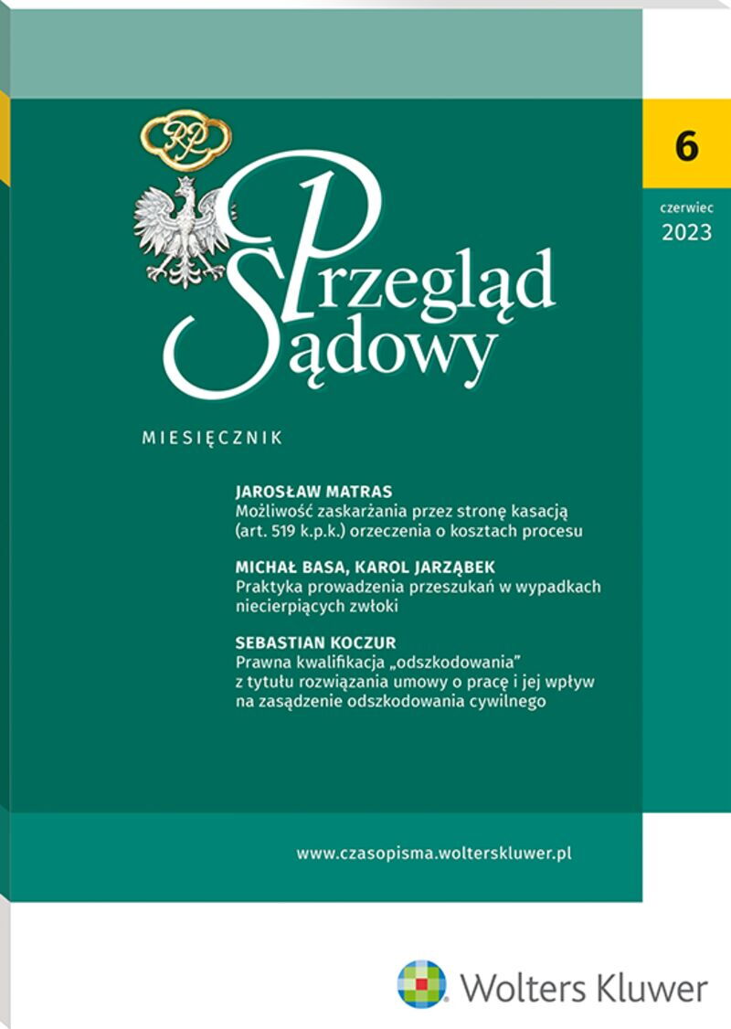 Przegląd Sądowy - Nr 6/2023