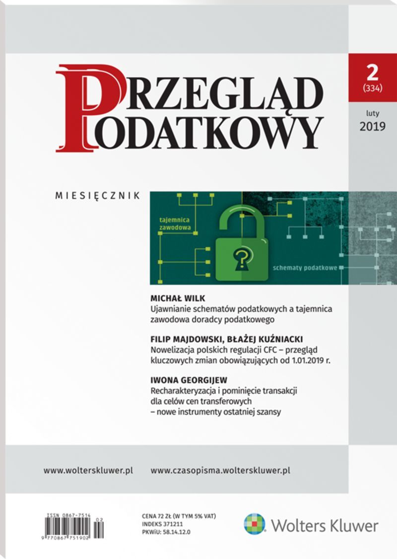 Przegląd Podatkowy - Nr 2/2019 334