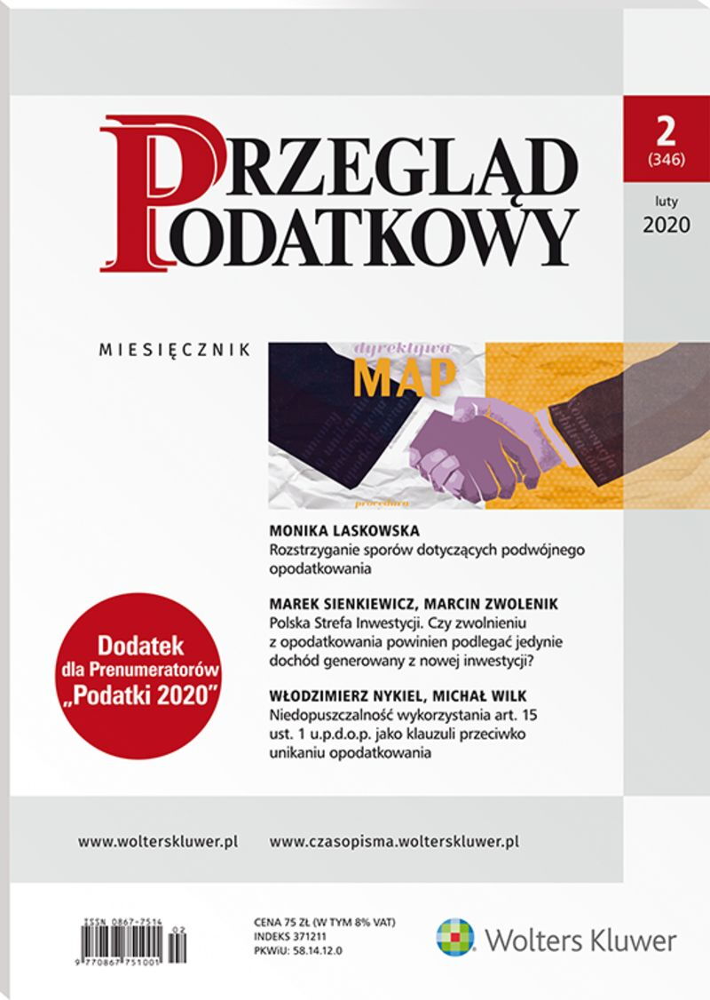 Przegląd Podatkowy - Nr 2/2020 346