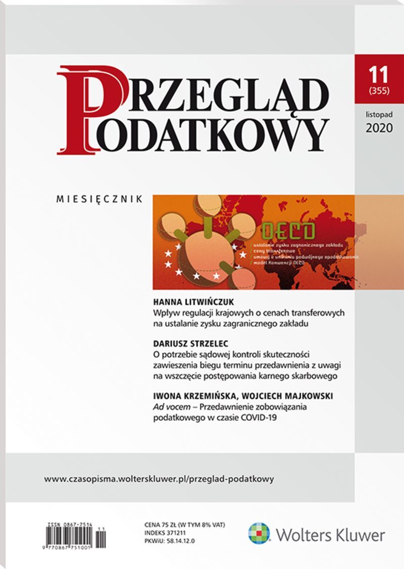 Przegląd Podatkowy - Nr 11/2020 355