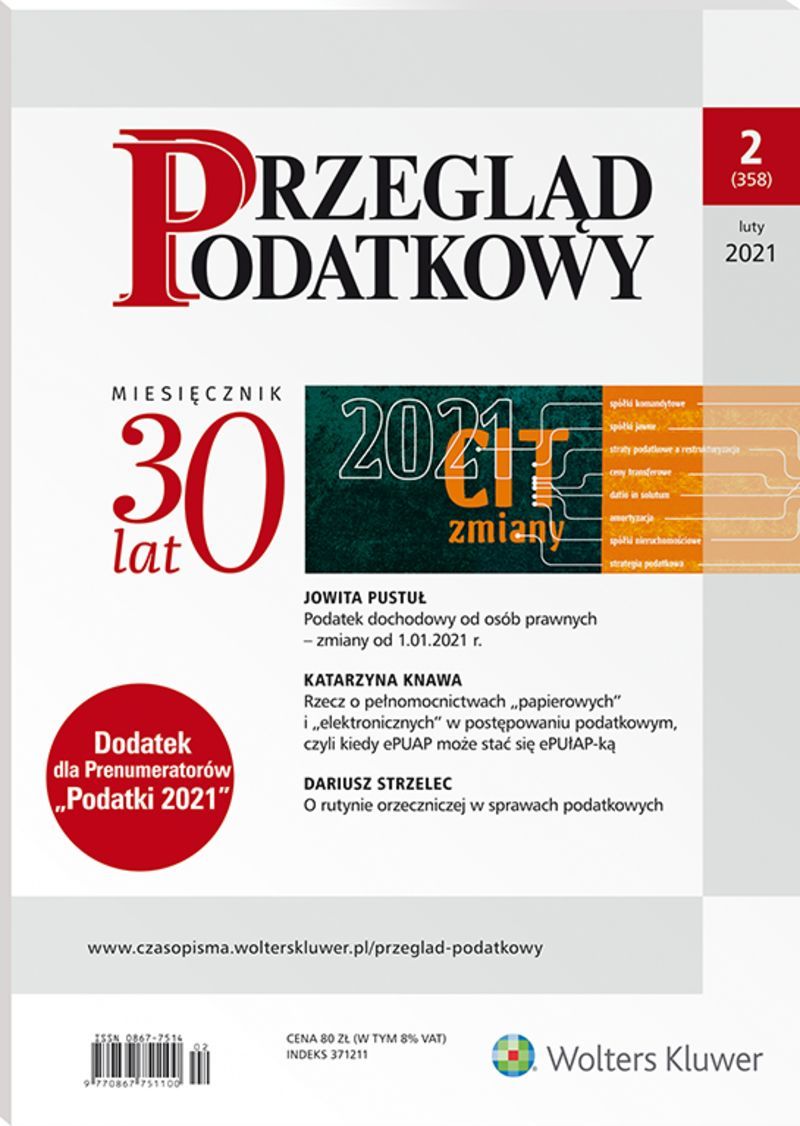 Przegląd Podatkowy - Nr 2/2021 358