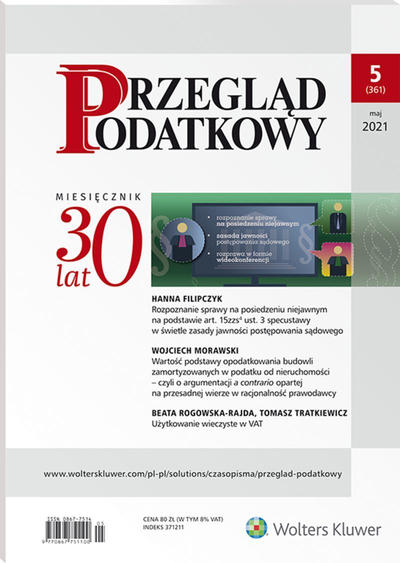 Przegląd Podatkowy - Nr 5/2021 361