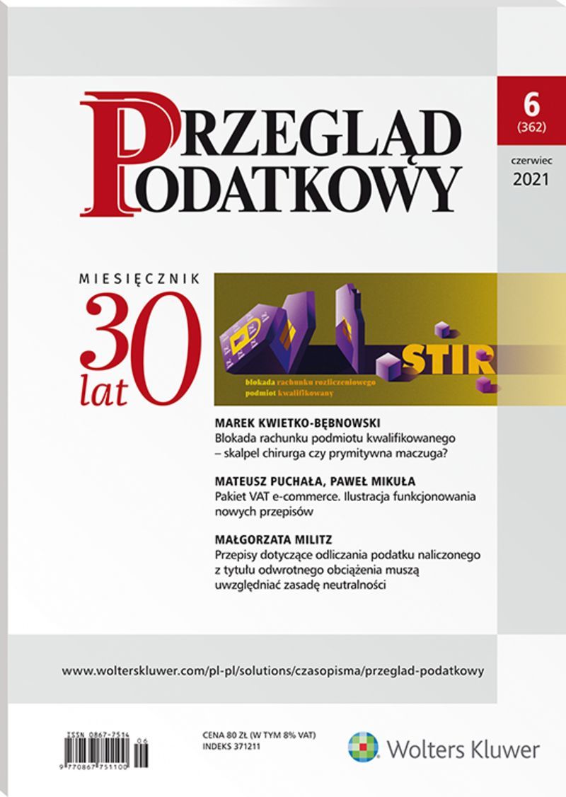 Przegląd Podatkowy - Nr 6/2021 362