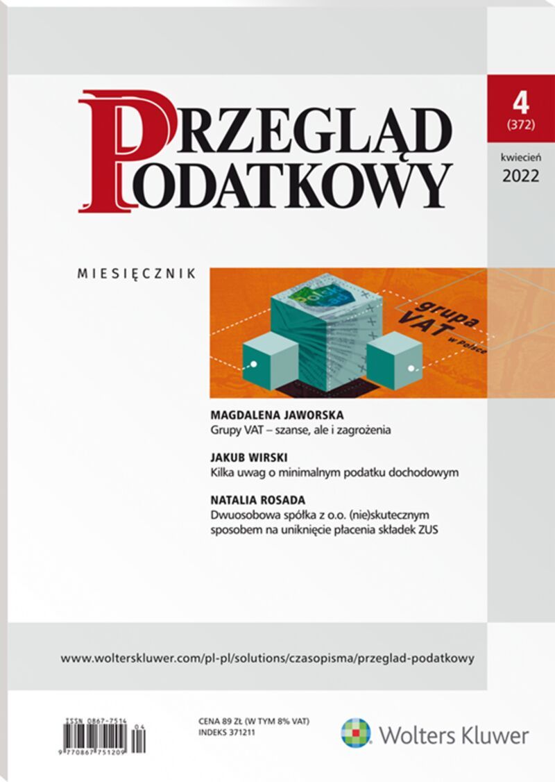 Przegląd Podatkowy - Nr 4/2022 372
