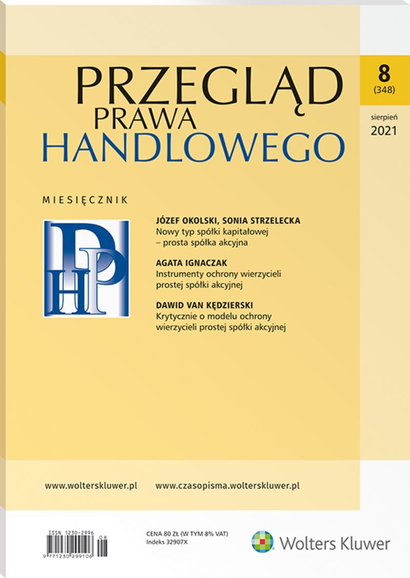Przegląd Prawa Handlowego - Nr 8/2021 348