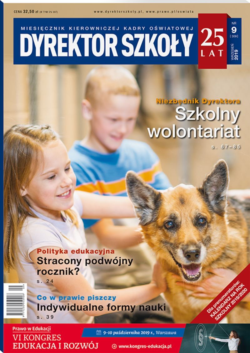 Dyrektor Szkoły - Nr 9/2019 309
