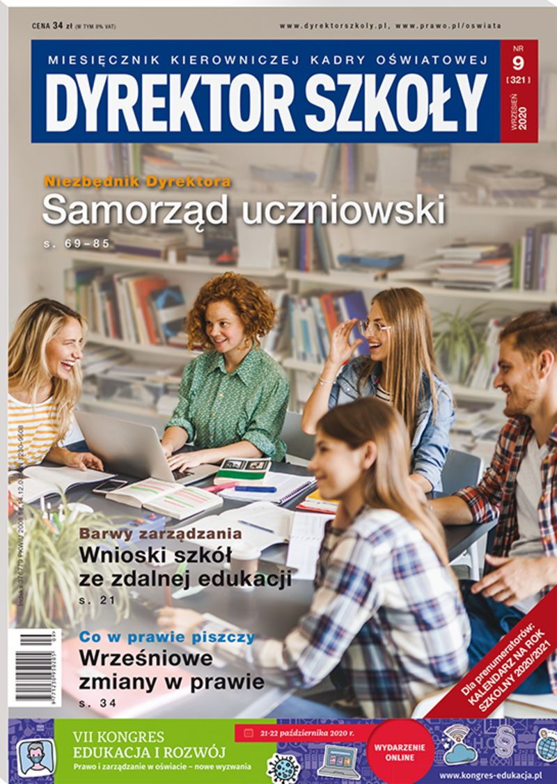 Dyrektor Szkoły - Nr 9/2020 321