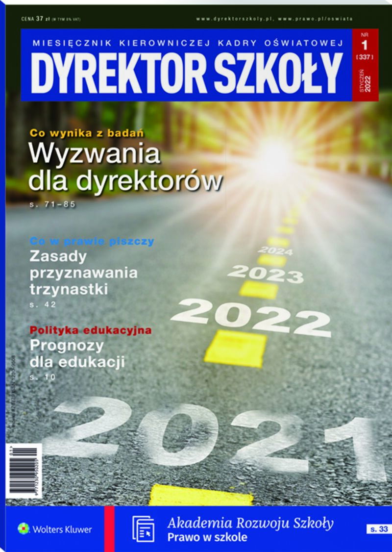 Dyrektor Szkoły - Nr 1/2022 337