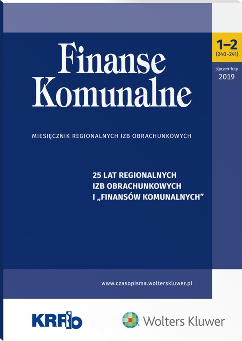 Finanse Komunalne - Nr 1-2/2019