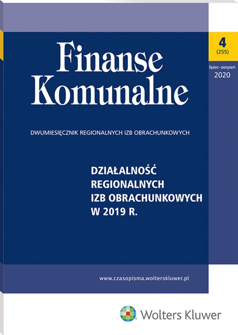 Finanse Komunalne - Nr 4/2020