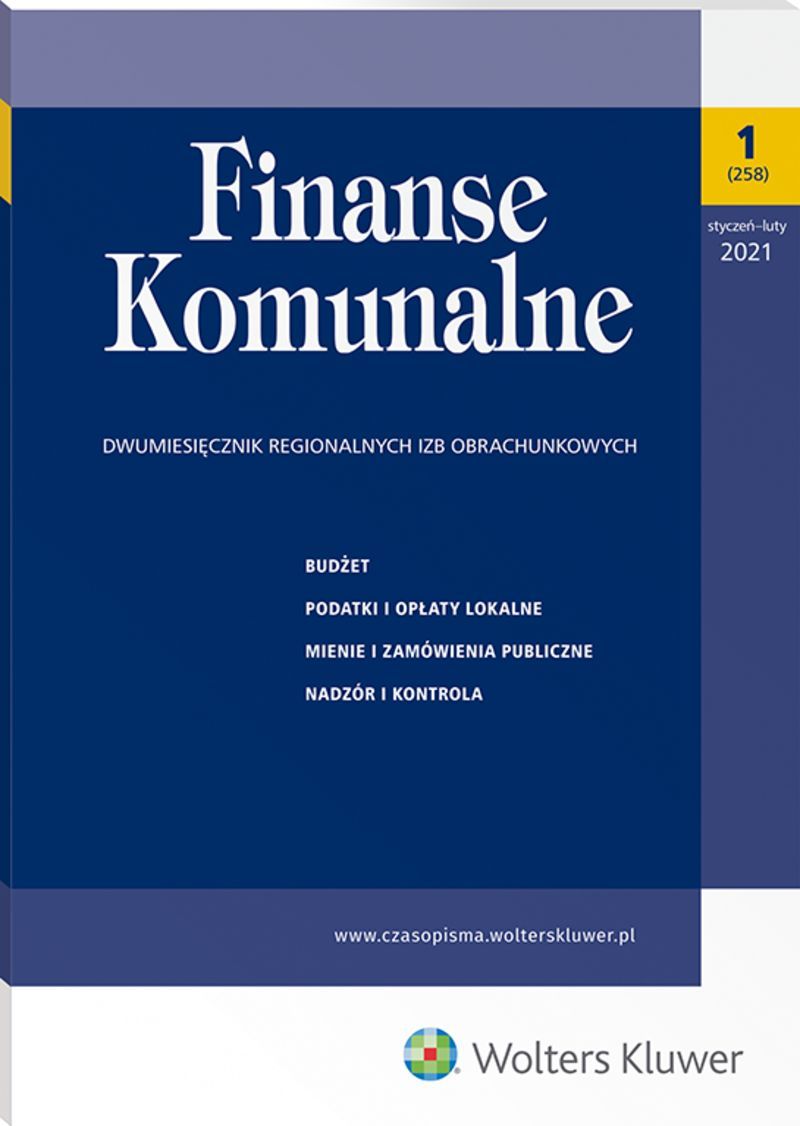 Finanse Komunalne - Nr 1/2021