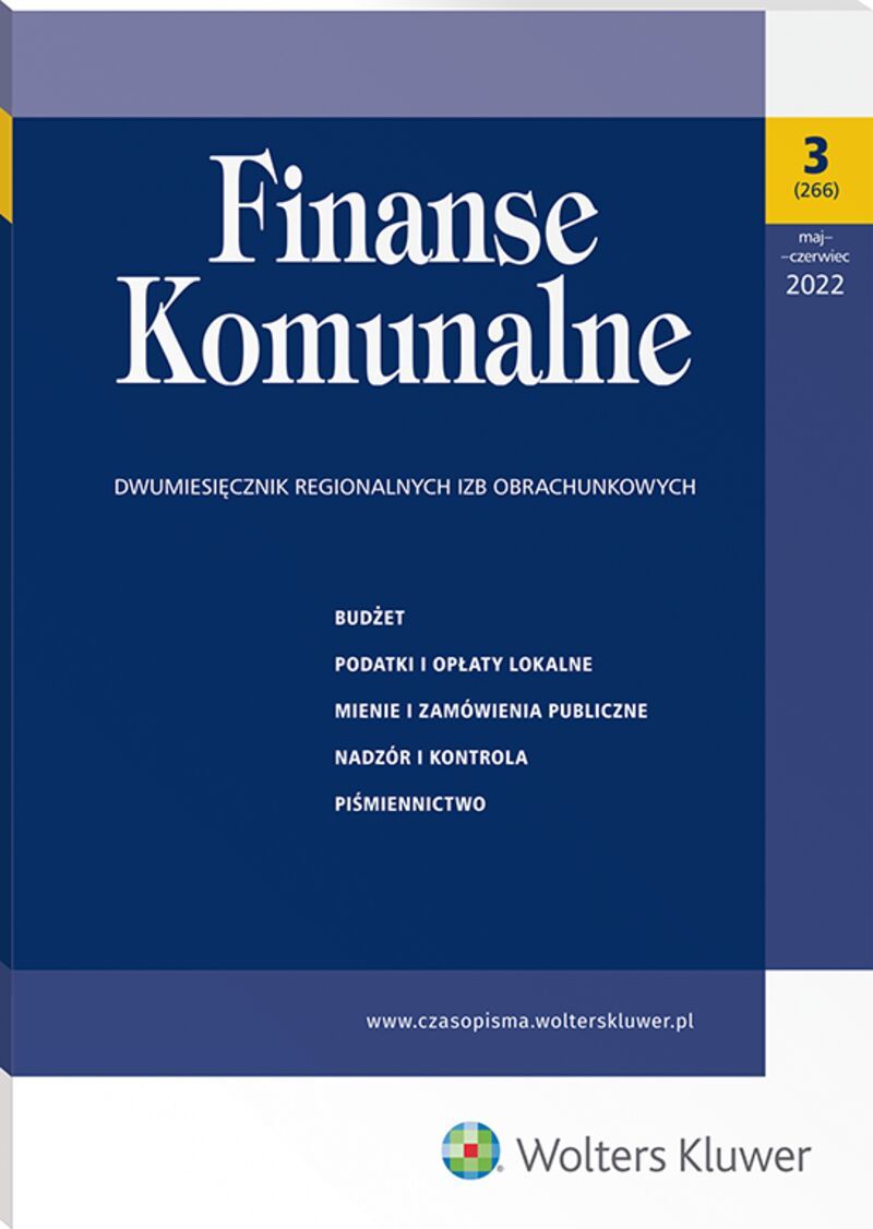 Finanse Komunalne - Nr 3/2022
