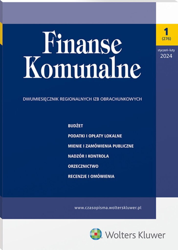 Finanse Komunalne - Nr 1/2024