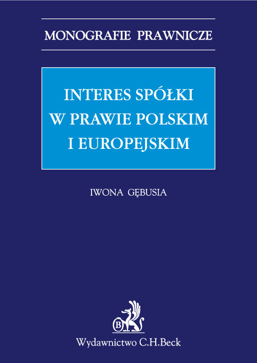 Interes spółki w prawie polskim i europejskim