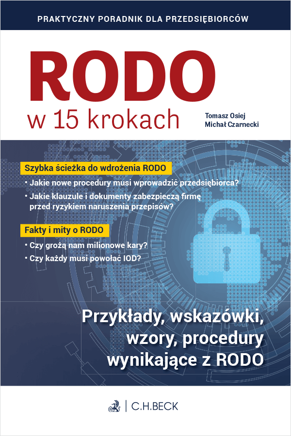 RODO w 15 krokach. Praktyczny poradnik dla przedsiębiorców