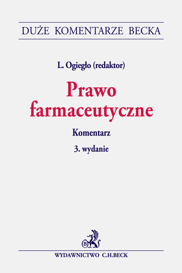 Prawo farmaceutyczne. Komentarz