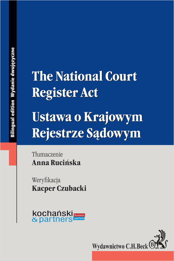 Ustawa o Krajowym Rejestrze Sądowym. The National Court Register Act