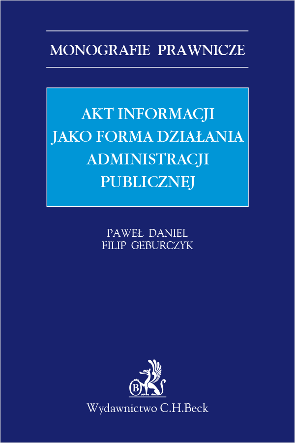 Akt informacji jako forma działania administracji publicznej