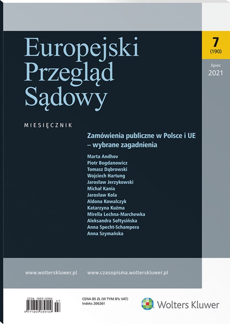 Europejski Przegląd Sądowy - Nr 7/2021 190