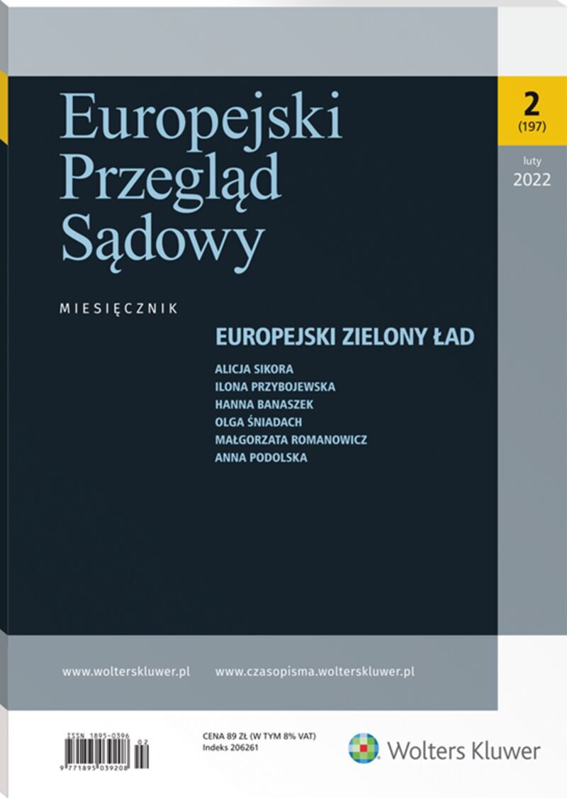 Europejski Przegląd Sądowy - Nr 2/2022 197
