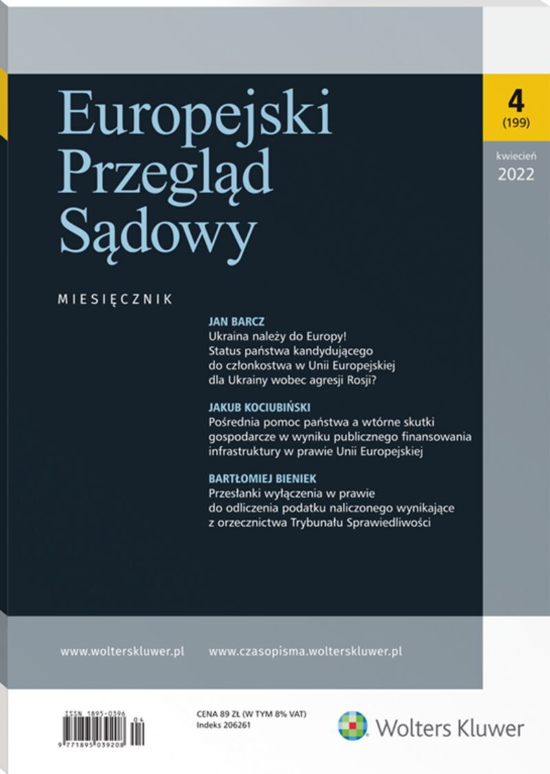 Europejski Przegląd Sądowy - Nr 4/2022 199