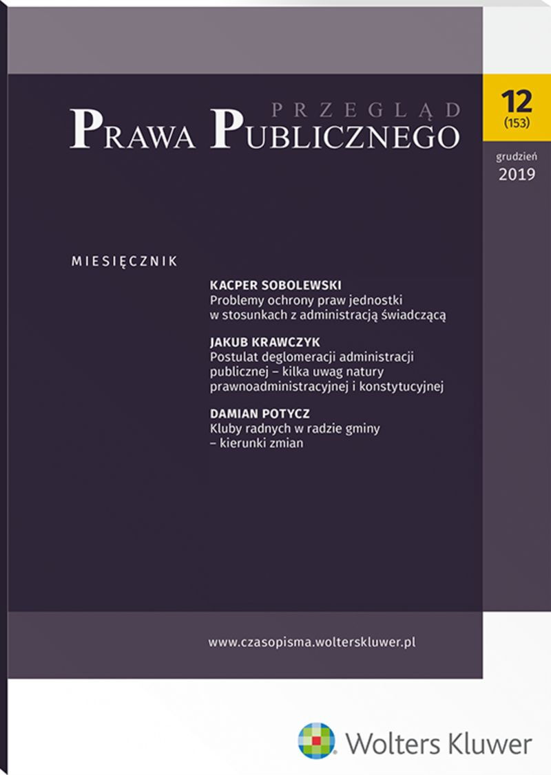 Przegląd Prawa Publicznego - Nr 12/2019