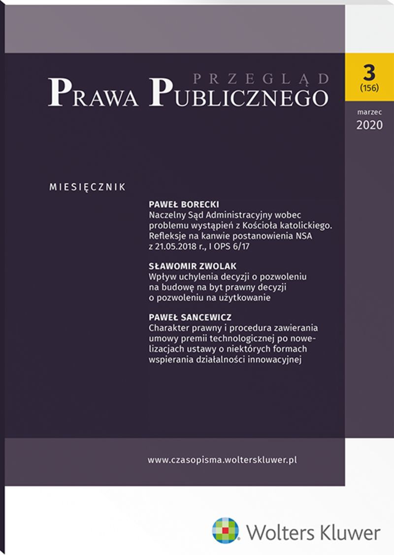 Przegląd Prawa Publicznego - Nr 3/2020