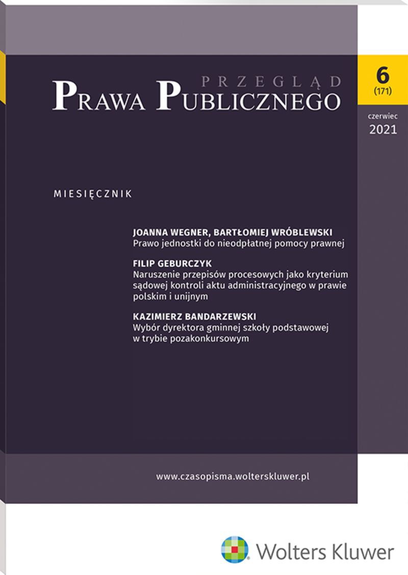 Przegląd Prawa Publicznego - Nr 6/2021