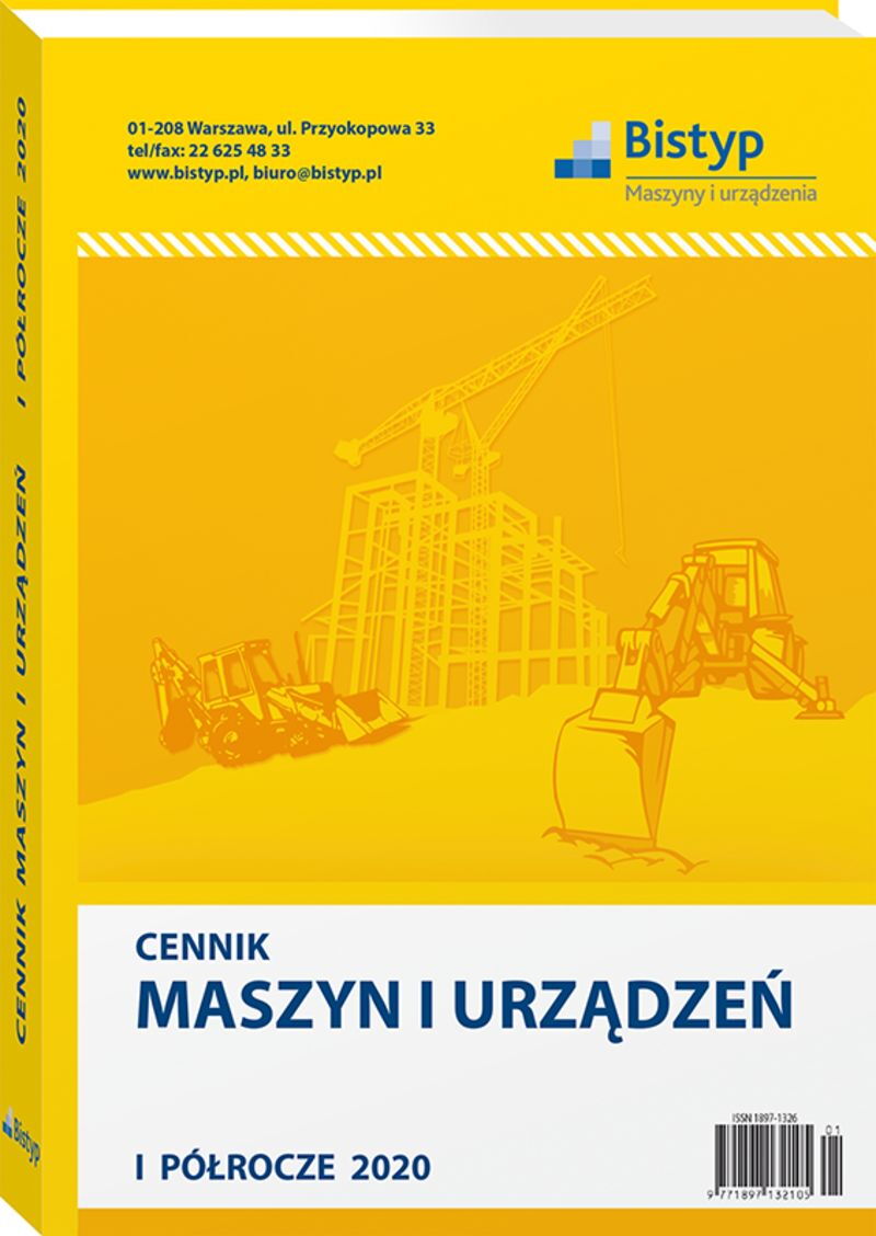 Cennik maszyn i urządzeń