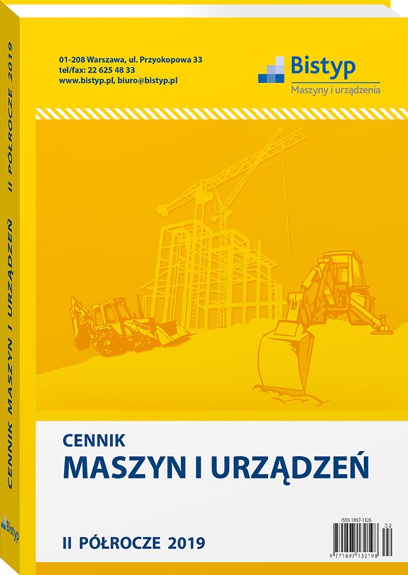 Cennik maszyn i urządzeń