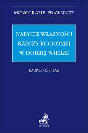 Nabycie własności rzeczy ruchomej w dobrej wierze