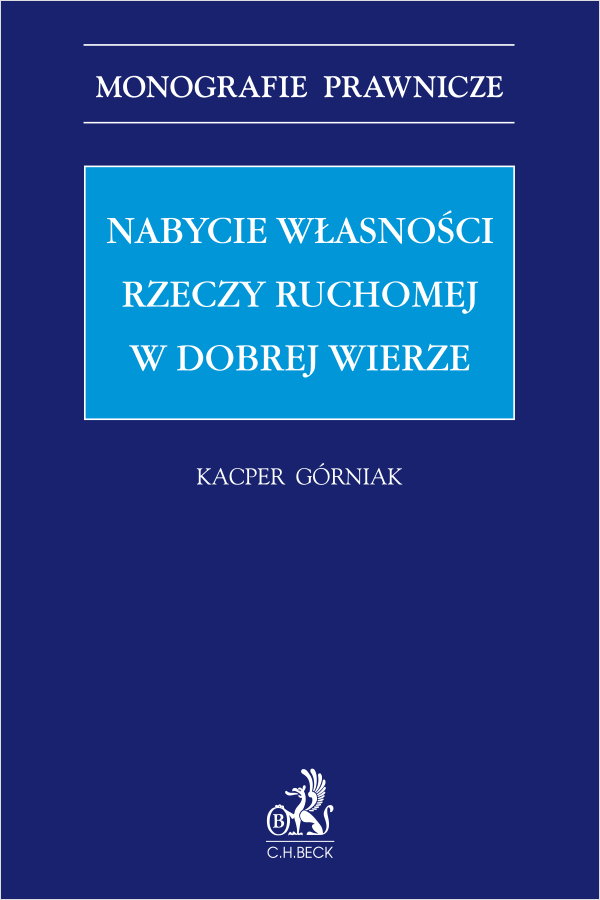 Nabycie własności rzeczy ruchomej w dobrej wierze