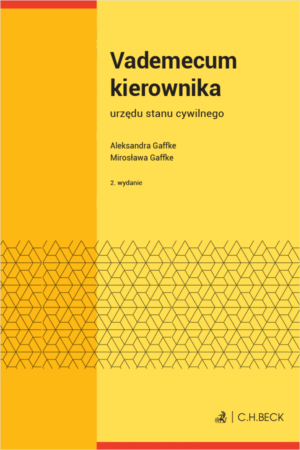 Vademecum kierownika urzędu stanu cywilnego