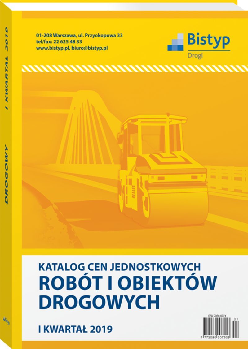 Katalog cen jednostkowych robót i obiektów DROGOWYCH