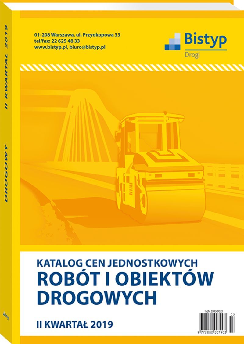 Katalog cen jednostkowych robót i obiektów DROGOWYCH