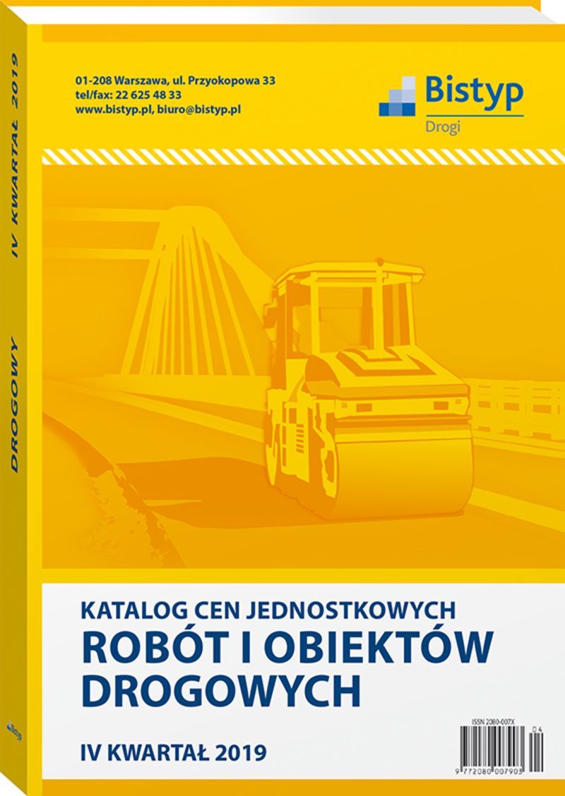 Katalog cen jednostkowych robót i obiektów DROGOWYCH