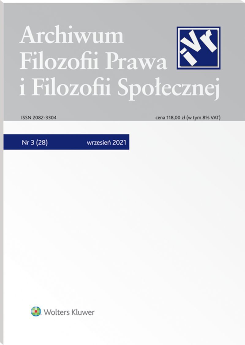 Archiwum Filozofii Prawa i Filozofii Społecznej - Nr 3/2021 28