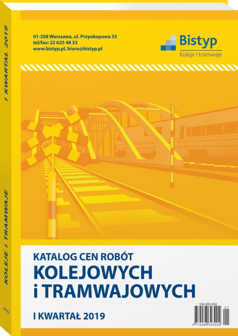 Katalog cen robót KOLEJOWYCH i TRAMWAJOWYCH