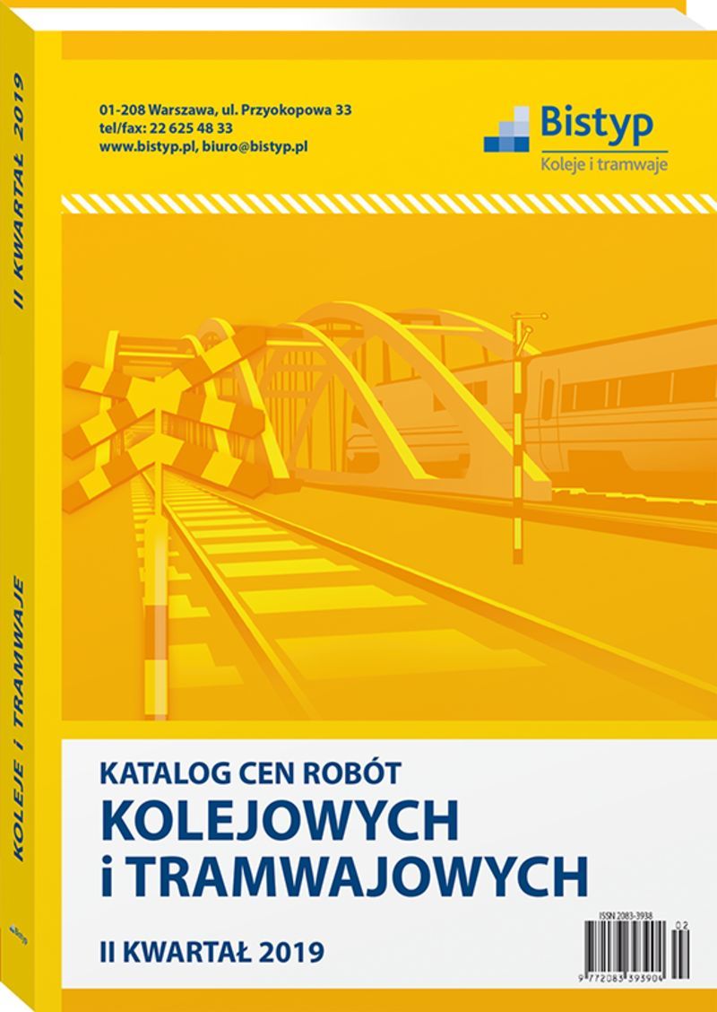 Katalog cen robót KOLEJOWYCH i TRAMWAJOWYCH
