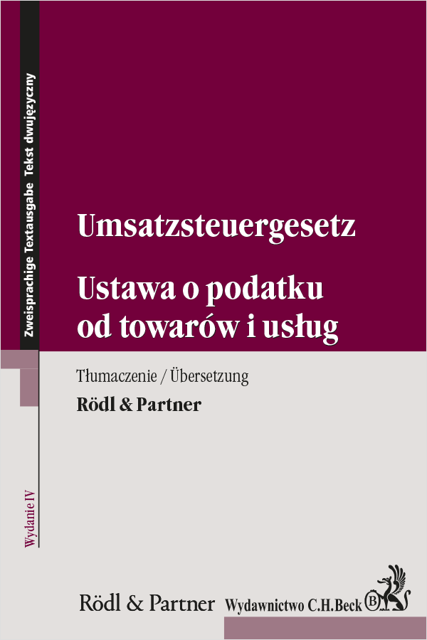 Ustawa o podatku od towarów i usług. Umsatzsteuergesetz