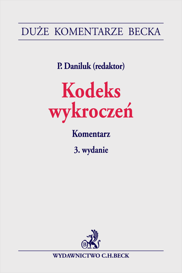 Kodeks wykroczeń. Komentarz