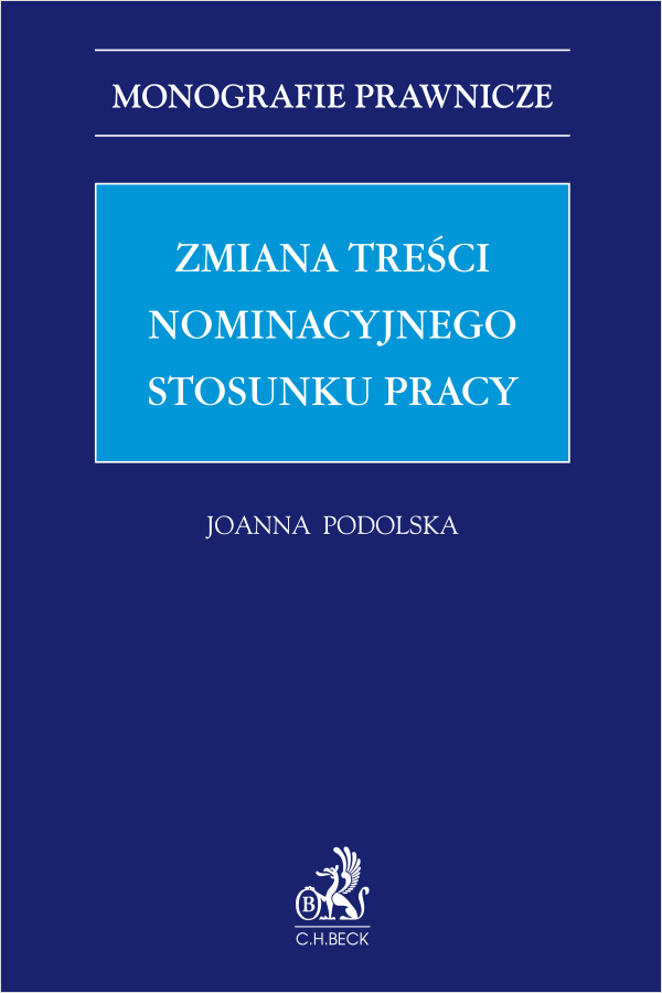 Zmiana treści nominacyjnego stosunku pracy