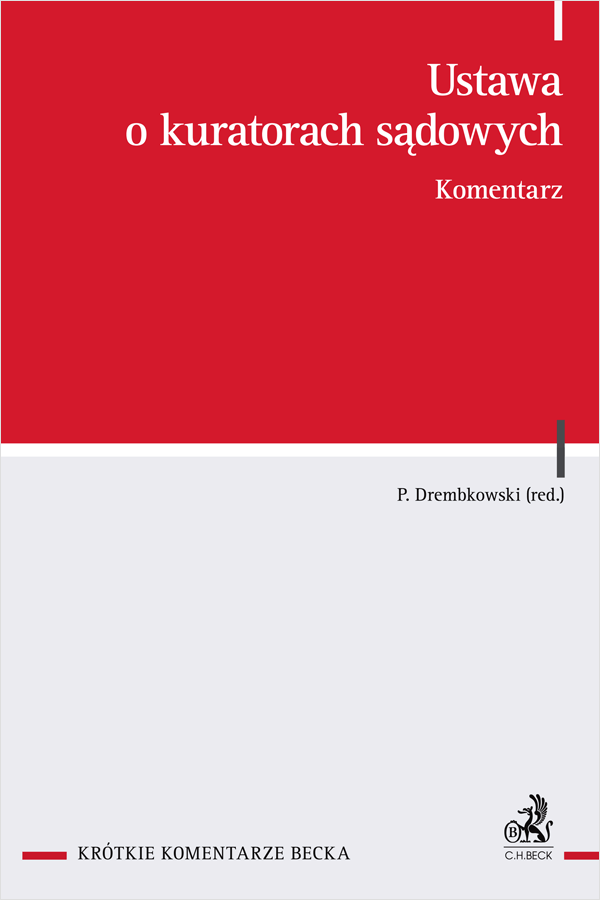 Ustawa o kuratorach sądowych. Komentarz